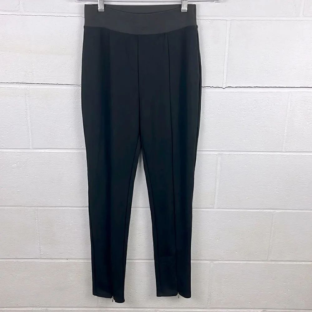 Banana Republic black pull on pleated legging
